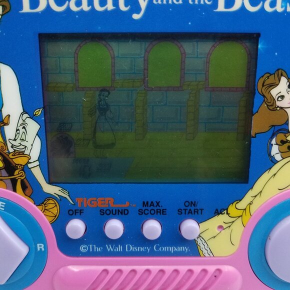 Vintage Disney Beauty and The Beast 1990 Tiger Electronics Handheld Video Game - Picture 10 of 15